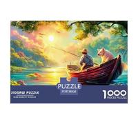 Poisson 1000 Pièces Freshwater Poisson Puzzles pour Adultes Un Puzzle Difficile Jeu Éducatif Défi Jouets Enfants Activité Familiale Parfaite Cadeaux pour Femmes Cadeaux pour Hommes 38x26cm/1000pcs