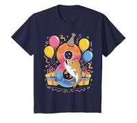 Poisson 8e Anniversaire pour garçon Fille 8 Ans huitième Huit Poisson T-Shirt, Enfant, Bleu Marine, 2 Ans