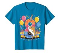 Poisson 8e Anniversaire pour garçon Fille 8 Ans huitième Huit Poisson T-Shirt, Enfant, Saphir, 12 Ans