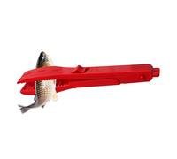 Poisson à lèvre - 20,5 x 3 cm - Balance de pêche avec règle | Pince à lèvres portable, poignée antidérapante, résistante à la rouille, idéale pour peser et mesurer les prises lors de la pêche en plein