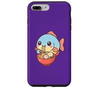 Poisson amère huileux Mangeant des Nouilles Ramen Kawaii Mignon drôle Coque pour iPhone 7 Plus/8 Plus