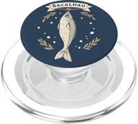 Poisson Bacalhau traditionnel portugais PopSockets PopGrip pour MagSafe