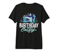 Poisson-Chat d'anniversaire T-Shirt Haut de Gamme
