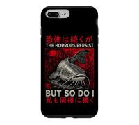Poisson-Chat rétro Japonais Gothique The Horrors Persist But So Do Coque pour iPhone 7 Plus/8 Plus