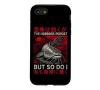 Poisson-Chat rétro Japonais Gothique The Horrors Persist But So Do Coque pour iPhone SE (2020) / 7/8