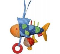 Sigikid Peluche d'activités Play-Q Poisson Multicolore pour Fille et Garçon 40104