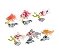 Poisson de collection pour décoration d'aquarium, aménagement paysager, aquarium, décoration de dessin animé, statue de bureau