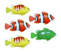 Poisson de natation électrique 5 pièces, jouet de bain pour bébé, Robot de natation pour enfants, baignoire, piscine