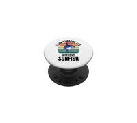 Poisson de Soleil rétro Mignon I Can't Imagine Life Without Sunfish PopSockets PopGrip Adhésif
