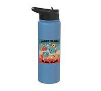 Poisson drôle que je préfère écouter Bloop Bloop Amateur de Stainless Steel Insulated Water Bottle