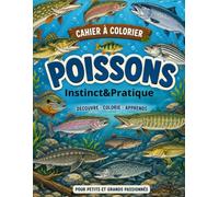 Poisson du Québec à colorier: Cahier de coloriage éducatif avec faits, jeux d’observation et activités créatives