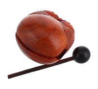 Poisson en Bois de Rosewood, Percussion Silencieuse, Déco Bureau Zen | Marron, 70g, Style Vintage Artisanal, pour Contemplation, Bureau, Bibliothèque, Relief du Stress Couleur Aléatoire