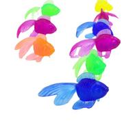 Poisson En Caoutchouc Souple, Jouets De Bain Pour Enfant En Bas Âge Et Bébé, Mini Simulation Pour L'Eau, Or Et Rouge Parmi Les Couleurs Disponibles, Cadeaux De Natation, De Plage, Style Amusant, 1