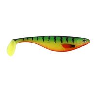 Poisson en caoutchouc Westin - ShadTeez - Avec queue pagaie - Pour la pêche au brochet, au sandre, à la perche, au bar, Crazy Firetiger, 9 cm