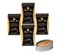 Poisson en conserve | Huile d'olive au thon blanc Ramòn Peña® | Offres de conserves de thon | Conserves de poisson artisanales - 4 x 112 Gr. | Ventrèche de thon