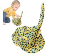 Poisson en peluche, raie pastenague - Peluche réaliste en peluche d'animaux marins, en peluche remplie, jouets amusants pour chambre et salon
