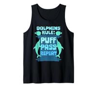 Poisson Globe Dolphins Rule Puff Pass Repeat Débardeur