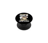 Poisson-Globe Humoristique Make Me Happy You Not So Much PopSockets PopGrip Adhésif