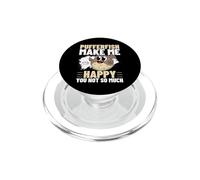 Poisson-Globe Humoristique Make Me Happy You Not So Much PopSockets PopGrip pour MagSafe