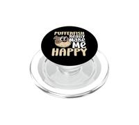 Poisson-Globe Humoristique Make Me Happy You Not So Much PopSockets PopGrip pour MagSafe