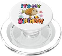 Poisson-Globe Mignon et Rond « It's My Birthday » PopSockets PopGrip pour MagSafe