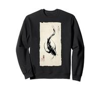 Poisson koï Japonais Art Vintage Zen persévérance Cadeau Sweatshirt