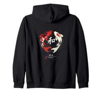 Poisson koï Japonais WA Symbole Harmonie Zen équilibre Art Sweat à Capuche