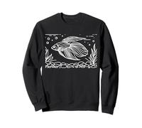 Poisson Linéaire Aquariophile Sweatshirt