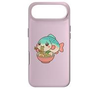 Poisson Mignon Mangeant Ramen Kawaii Art Amateur de Nourriture Coque pour iPhone Air