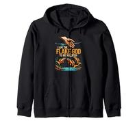 Poisson-mouillé I Am The Flake God Sweat à Capuche