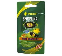Poisson Nourriture Tropical Super Spiruline Forte Micro Granulat - Nourriture pour Poisson, Doypack 22 g (2pk)