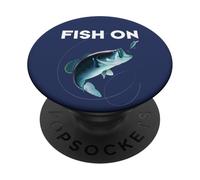Poisson pêche Petri heil Bonne pêche PopSockets PopGrip Adhésif