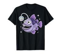 Poisson pêcheur Disco avec Boule Miroir T-Shirt