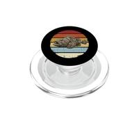 Poisson-Pierre Rétro PopSockets PopGrip pour MagSafe