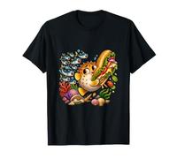 Poisson Pufferfish au cœur Chaud Porte Un Sandwich géant T-Shirt