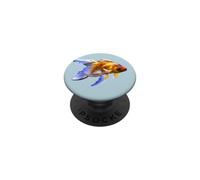Poisson Rouge réaliste Vecteur découpé isolé 4 PopSockets PopGrip Adhésif