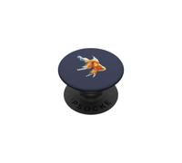 Poisson Rouge réaliste Vecteur découpé isolé PopSockets PopGrip Adhésif
