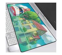 Poisson Rouge sur la Falaise, D 900x400mm Tapis de Souris XXL Multifonction Gaming Mousepad XXL Grand sous Main, Anime Souris 3mm Bureau Anti-Glissant Surface Texturée pour Ordinateur