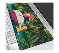 Poisson Rouge sur la Falaise, D Tapis de Souris XL 900x400mm Hydrorésistant Anime Mouse Pad Grand Tapis de Souris Gamer avec Base en Caoutchouc Anti-Glissant Surface Texturée pour Ordinateur et PC