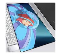 Poisson Rouge sur la Falaise, E Tapis de Souris XL 900x400mm Hydrorésistant Anime Mouse Pad Grand Tapis de Souris Gamer avec Base en Caoutchouc Anti-Glissant Surface Texturée pour Ordinateur et PC