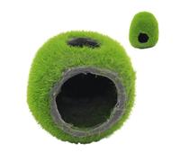 Poisson se cacher pour l'aquarium - grotte de mousse aquatique décorative, abri rocheux réaliste | Cachette d'élevage multifonctionnelle, grand habitat de poisson amovible, refuge Betta d