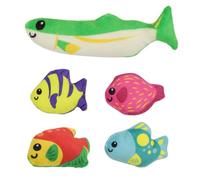 Poisson tropical à herbe à chat - Jouet à mordre pour chat confortable, adorable et robuste, jouet créatif anti-morsure avec herbe à chat en peluche pour aider à détendre et réconforter votre animal