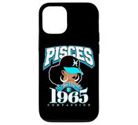 Poissons 1965 Mélanine Reine Zodiaque Traits Diva Anniversaire Coque pour iPhone 12/12 Pro