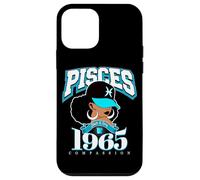 Poissons 1965 Mélanine Reine Zodiaque Traits Diva Anniversaire Coque pour iPhone 12 mini