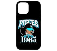 Poissons 1965 Mélanine Reine Zodiaque Traits Diva Anniversaire Coque pour iPhone 12 Pro Max