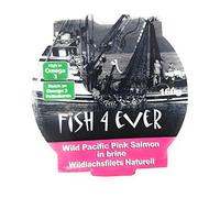 Poissons 4 Ever sauvage d'Alaska saumon rose (160g) - Paquet de 6
