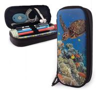 Poissons Color¿¿S Et Vieille Tortue Trousse Grande Capacit¿¿ Stylo Crayon