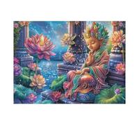 Poissons Coralliens sous l'eau 500 Pièces Puzzle Créatif en Carton Anti-Déchirure Difficulté Moyenne Activité Manuelle Loisir Créatif Cadeau Fête des Mères Premium 500 PCS