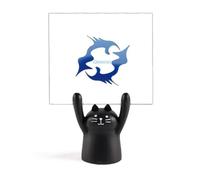 Poissons Fashion Label Art Déco Mode Mémo Porte Mémo Cartoon Chat Noir Décoration