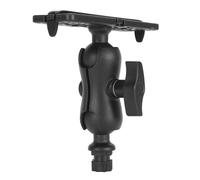 Poissons Finder Mont Base Universel 360 Degrés Rotation Balle Hex Base Électronique Poissons Finder Titulaire pour Marine Bateau Kayak Canoë Pêche Amateurs Noir Nylon Silicone 6.3